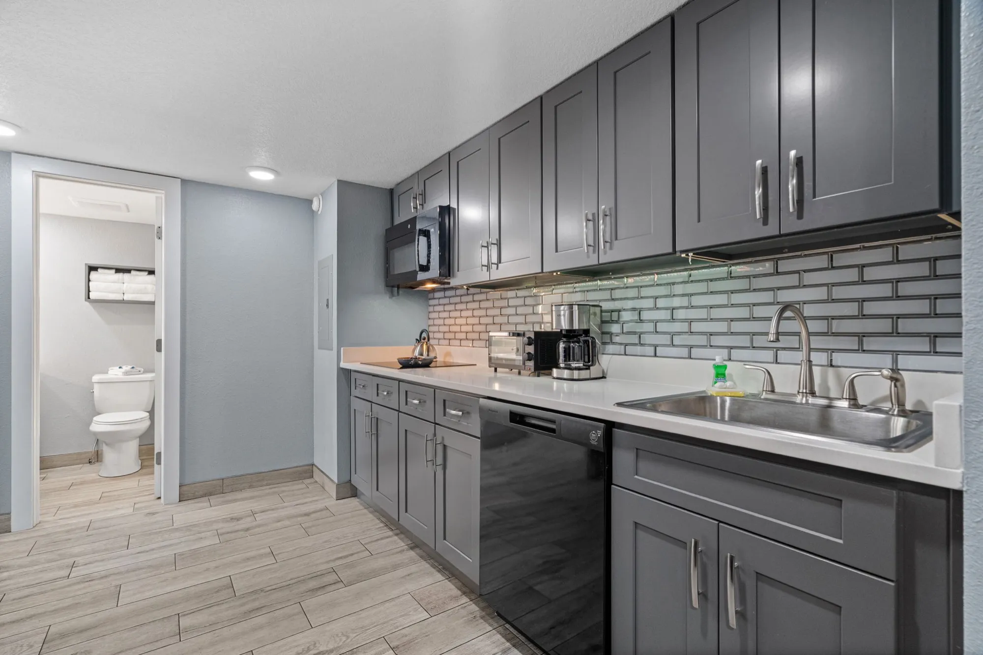 Two-Bedroom Two-Bathroom Suite — Kitchen